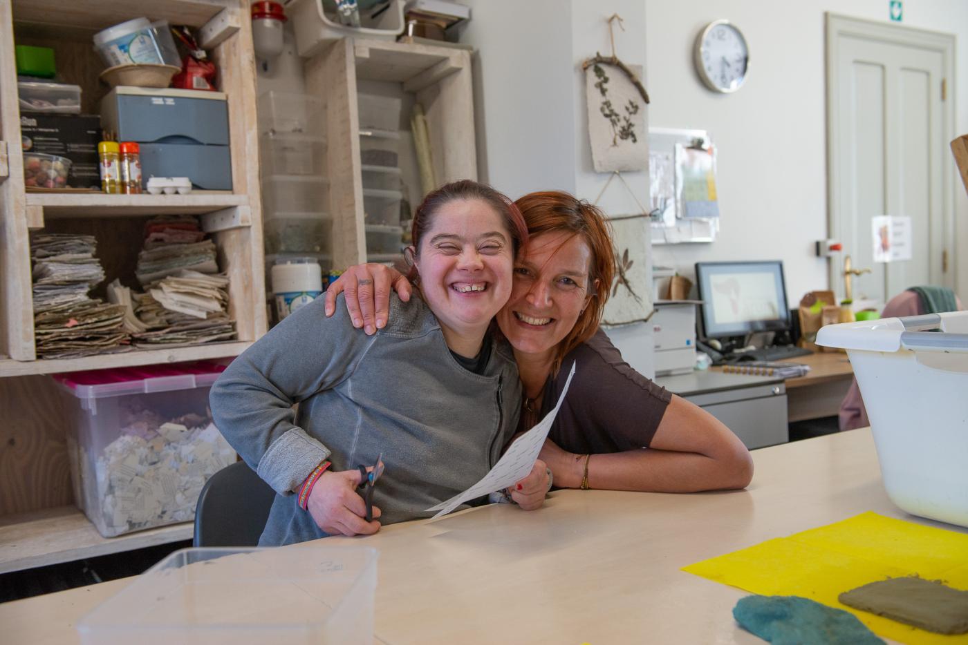 Werk in de ateliers